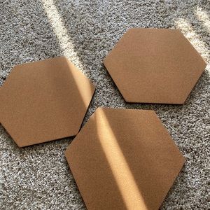 3 small cork boards